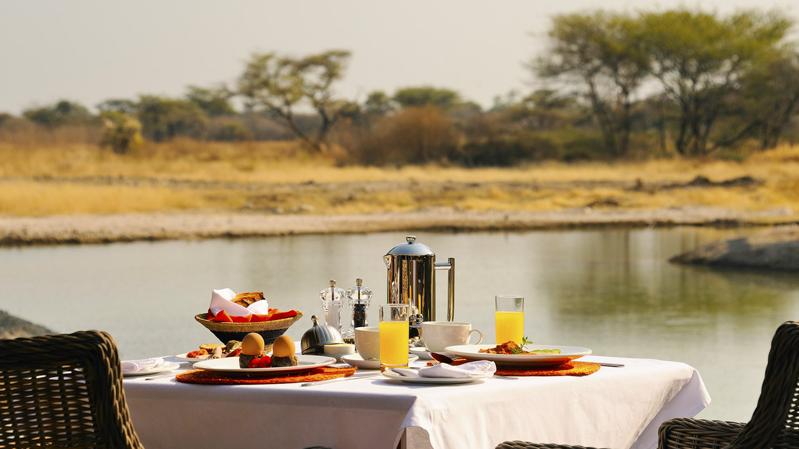 Frühstück in Namibia