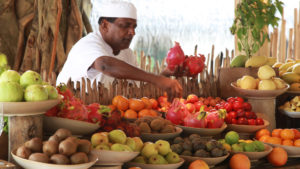 Soneva Fushi - Obst am Buffet