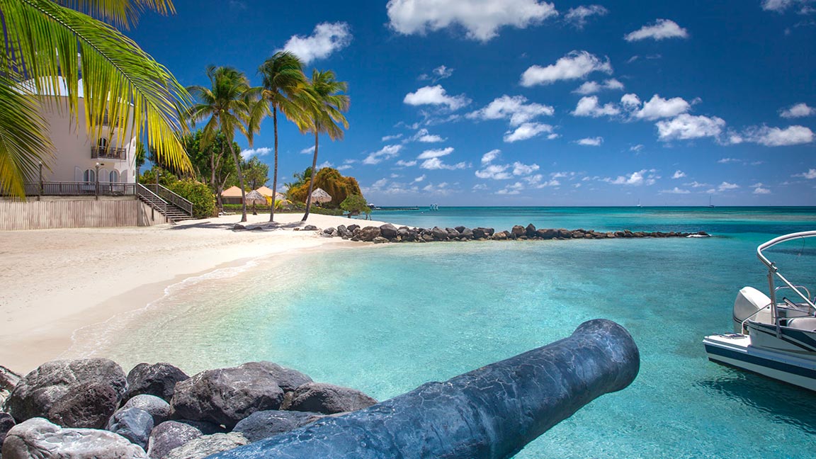Club Med Resort auf Martinique Strand