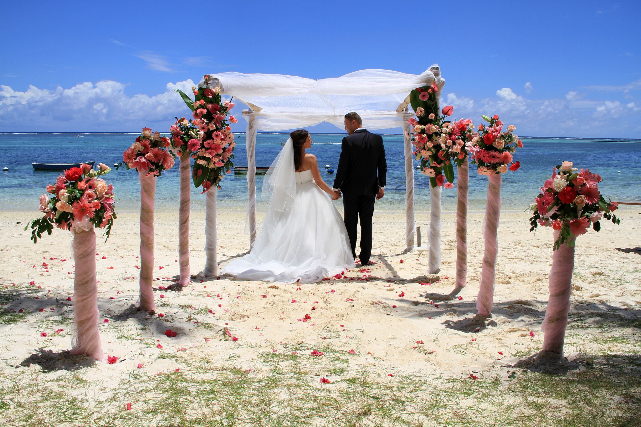 Hochzeit am Traumstrand von Mauritius