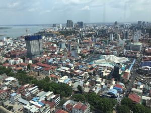 Luftbild von Phnom Phen