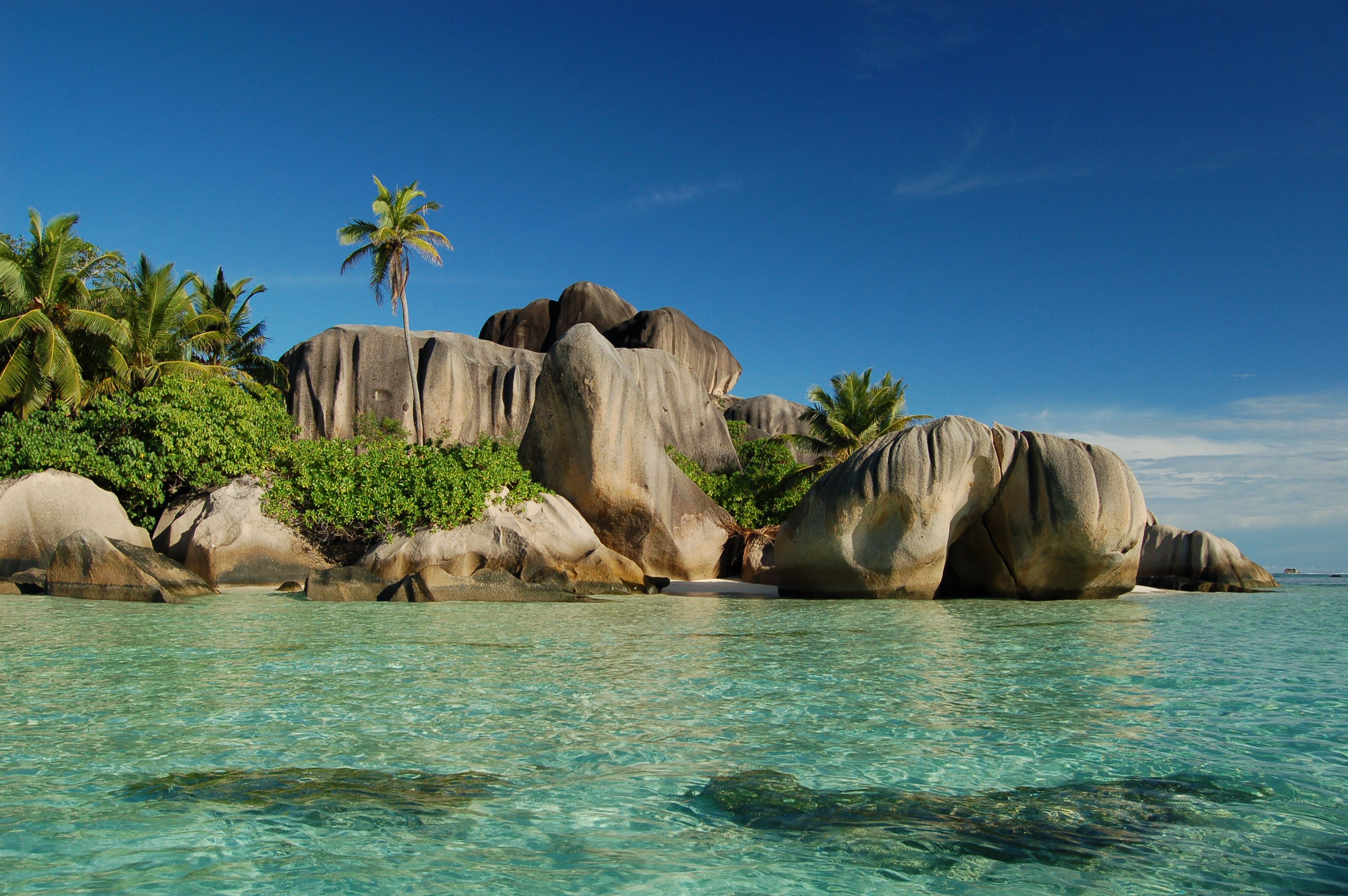 Traumbucht auf La Digue