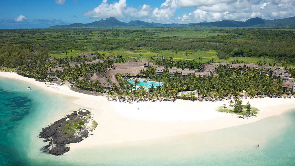 Luftbild LUX* Belle Mare Resort & Villas, Mauritius