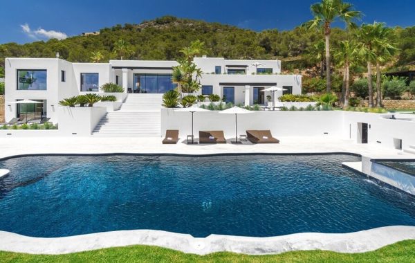 Villa Blanca auf Ibiza, Aussenansicht