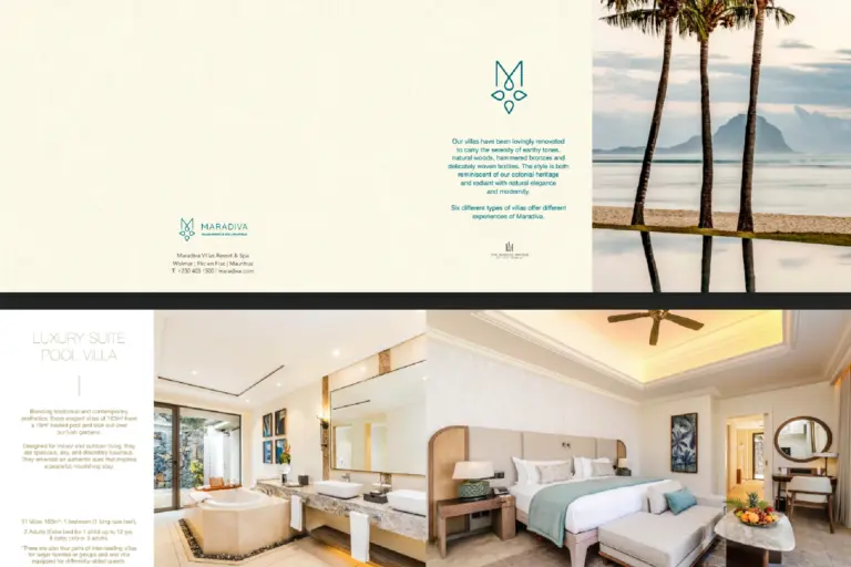 Die Villenbroschüre des Maradiva Villas Resort und Spa. Noch Fragen? Katharina Fenners berät Sie individuell und persönlich!