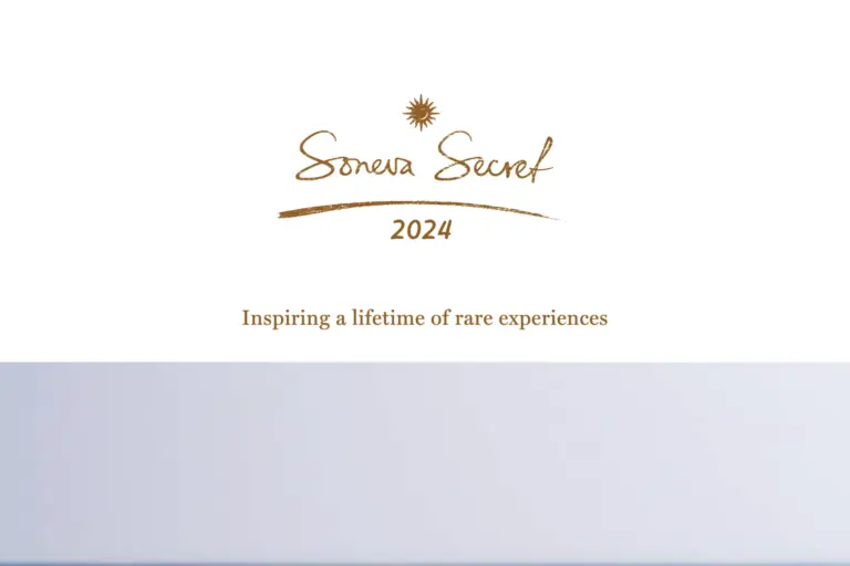 Die Broschüre des ultraluxuriösen Soneva Secret Resorts auf den Malediven. Noch Fragen? Katharina Fenners ist auf maßgeschneiderte Luxusurlaube auf den Malediven spezialisiert und berät Sie individuell!