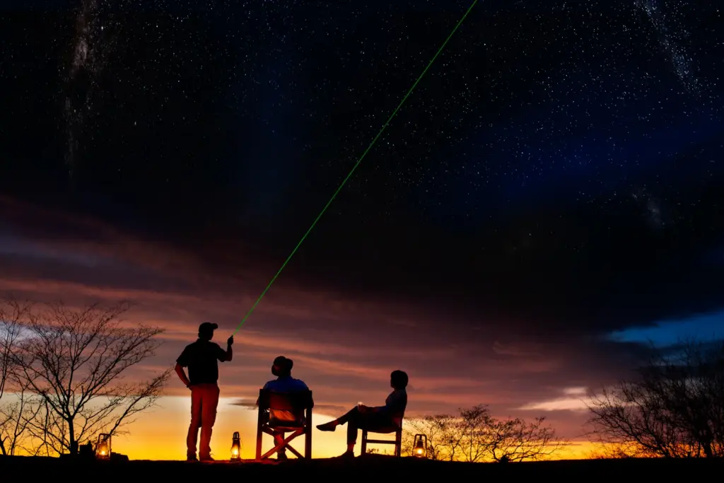 Sternegucken in der Tswalu Lodge, nur eines vieler Highlights einer Reise nach Südafrika, individuell gebucht bei Fenners Reisen.