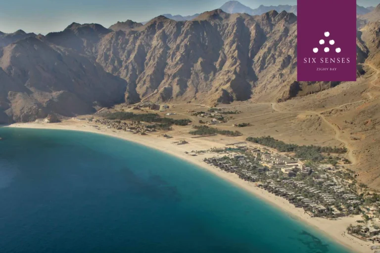 Die Broschüre des Six Senses Zighy Bay im Oman. Noch Fragen? Katharina Fenners berät Sie individuell und gestaltet Ihre maßgeschneiderte Reise in den Oman!