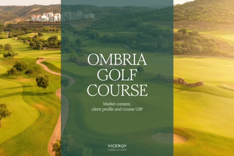 Die Broschüre des Ombria 18-Loch-Golfplatzes, der sich direkt neben dem Viceroy Ombria Algarve befindet. Noch Fragen? Katharina Fenners berät Sie individuell und gestaltet Ihren exklusiven Golfurlaub an der Algarve in Portugal!