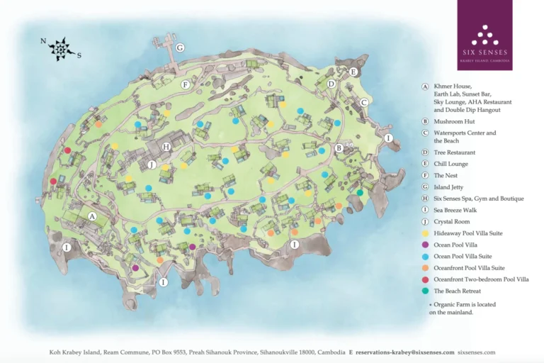 Krabey Island Map
